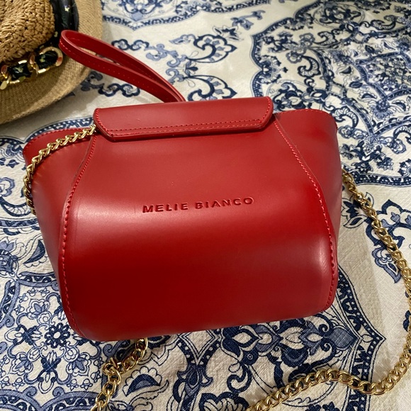 Melie Bianco's vegan leather Adele bag - Crossbody or wristlet - Red - NWOT - Picture 9 of 14